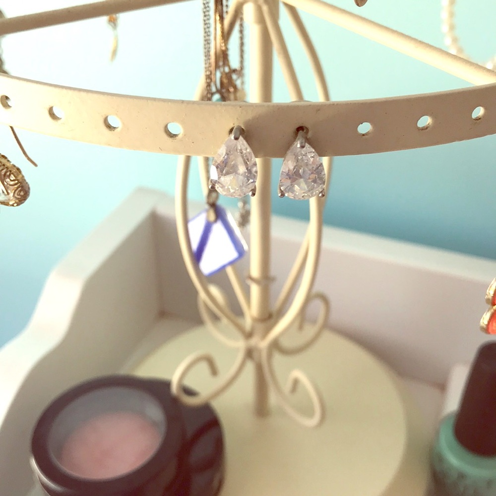 Silver earrings